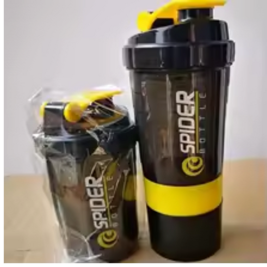 FlexStack Botella para proteina de 3 capas